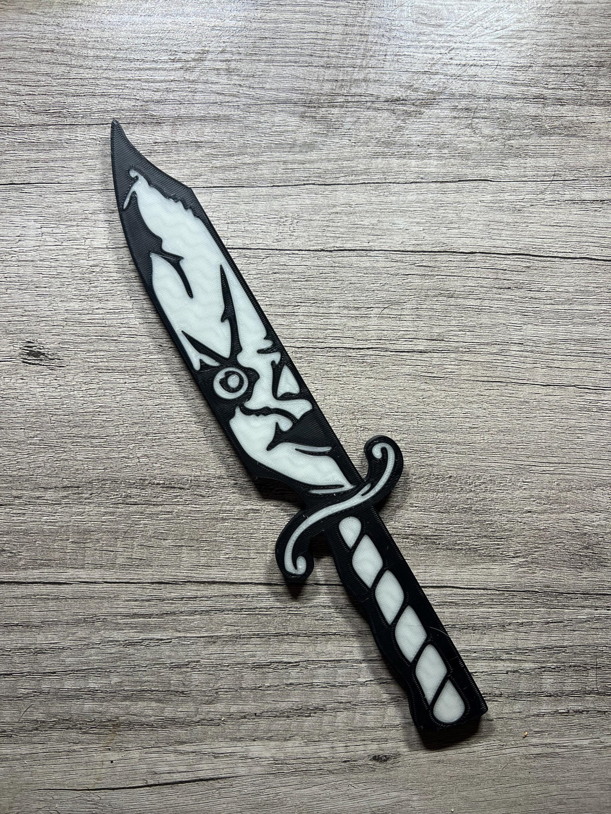 Halloween icons knife set and individuals