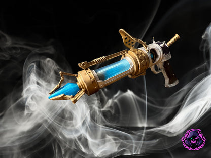 Jinx season 2-inspired 3D printed cosplay gun prop by GrimForg3D