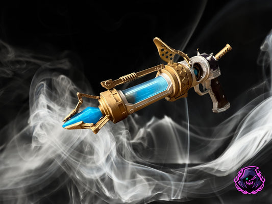 Jinx season 2-inspired 3D printed cosplay gun prop by GrimForg3D